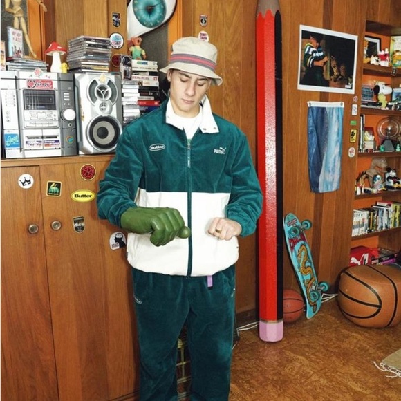 Special edition puma X butter Collab corduroy jacket coat $160 - Picture 4 of 9